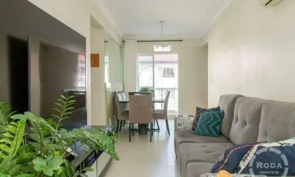 Apartamento porteira fechada à venda, 2 dormitórios, 1 suíte, Campo Grande, Santos/SP