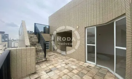 Cobertura Duplex à venda, 2 quartos, 2 suítes, 4 vagas, Pompéia - Santos/SP