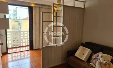 Apartamento à venda – 67m² | 1 dormitório | reformado e planejado | centro – são vicente/sp