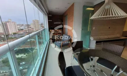 Apartamento 3 dormitórios, 1 Suíte, Próximo a Praia Embaré, Santos, SP