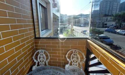 Apartamento 3 dormitórios de frente para venda no Campo Grande - Santos