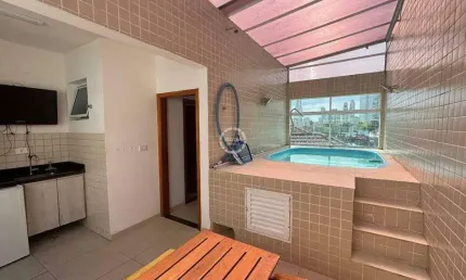 casa triplex 2 dormitorios com piscina e churrasqueira na cobertura