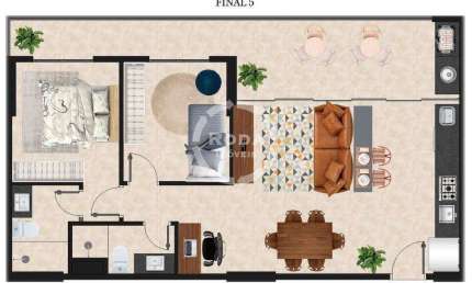 Apartamento à venda, 2 quartos, 1 suíte, 1 vaga, José Menino - Santos/SP