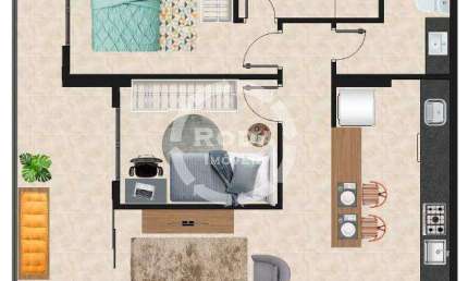 Apartamento à venda, 2 quartos, 1 suíte, 1 vaga, José Menino - Santos/SP