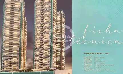 Cobertura com 3 quartos à venda na Avenida Rei Alberto I, --, Ponta da Praia, Santos