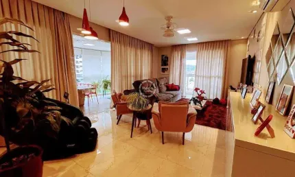 Apartamento amplo na Ponta da Praia | 186m² | 4 Dormitórios | Lazer Completo