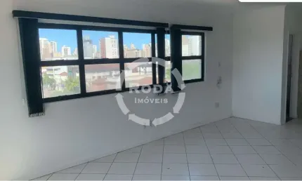 Sala comercial para aluguel, 1 vaga, aparecida - santos/sp