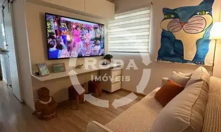 Apartamento à venda, 1 quarto, 1 vaga, Ponta da Praia - Santos/SP