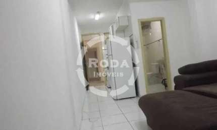 Sala Living à venda, 1 quarto, 1 vaga, Boqueirão - Santos/SP