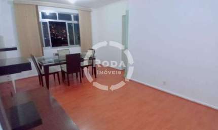 Excelente 2 dormitórios + dependencia e garagem demarcada no Bairro do Campo Grande - Santos - SP