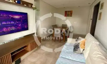 Apartamento Reformado com Vista Livre no Morro da Nova Cintra, Santos