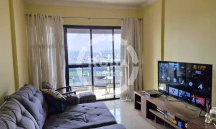 Apartamento de frente com 3 dormitórios 3 suites 3 vagas à venda na aparecida -santos