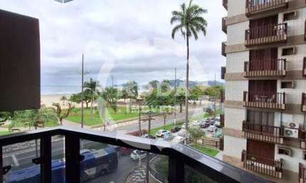 Apartamento alto padrão com 3 suítes vista mar 2 vagas demarcadas à venda na Pompéia - Santos