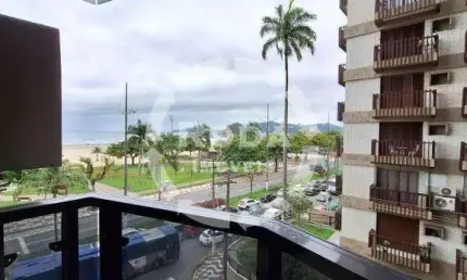 Apartamento alto padrão com 3 suítes vista mar 2 vagas demarcadas à venda na Pompéia - Santos