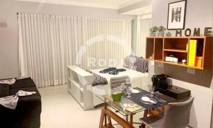 Studio Mobiliado com Vista para o Mar na Pompéia – Santos