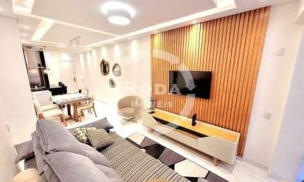 Apartamento Reformado com 3 Dormitórios (2 Suítes) a 100m da Praia – Aparecida, Santos