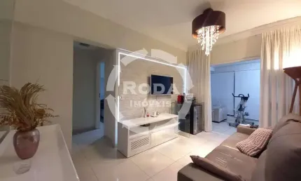 Apartamento no Castell Due Piazze – Gonzaga, Santos Venda com porteira fechada – é entrar e morar!