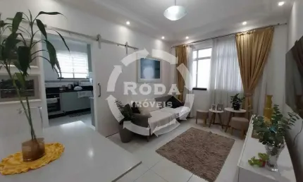 Apartamento à venda, 2 quartos, 1 suíte, 1 vaga, boqueirão - santos/sp