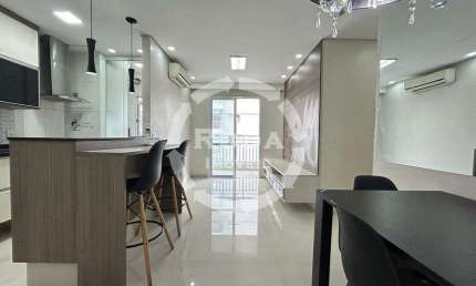 Apartamento 02 quartos Lazer Completo Marapé Santos/SP.