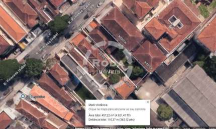 Terreno à venda na Rua Princesa Isabel, --, Vila Belmiro, Santos