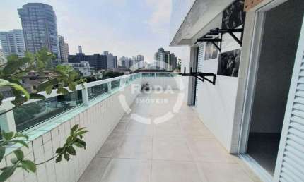 Apartamento Garden à venda, 2 quartos, 1 vaga, Embaré - Santos/SP