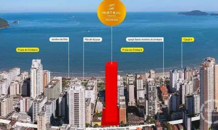 Apartamento à venda no Embaré – Alto padrão com vista para o mar | Entrega prevista para 2028