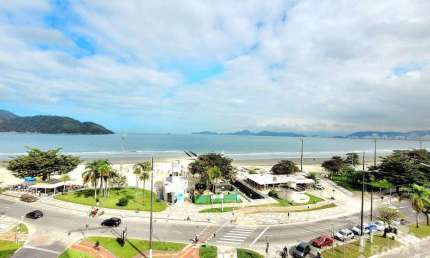 Apartamento Alto Padrão com Vista para o Mar – 3 Dormitórios, 200m² – Ponta da Praia, Santos