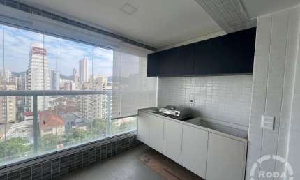 Apartamento com 1 quarto para alugar na Rua Machado de Assis, --, Boqueirão, Santos