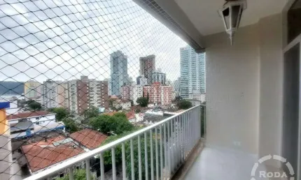 Apartamento de frente 3 dormitórios 1 suite para alugar Ponta da Praia- Santos /S.P.