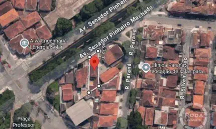 Terreno para Aluguel no Marapé em Santos – 12x37m na Av. Pinheiro Machado