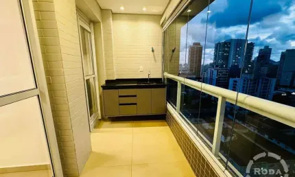 Apartamento com 1 quarto à venda na Rua Oswaldo Cruz, --, Boqueirão, Santos