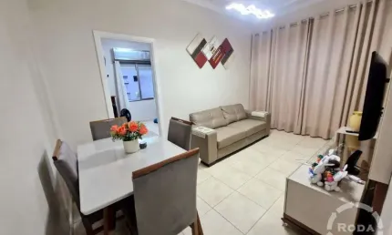 Apartamento próximo da praia à venda, 1 dormitório no bairro do boqueirão - santos/sp