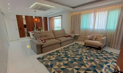 Excelente apartamento 3 dormitórios | 149 m² | boqueirão – santos/sp