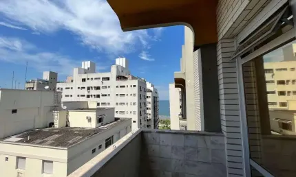 Apartamento para Locação, 02 quartos – Aparecida | Frente Mar