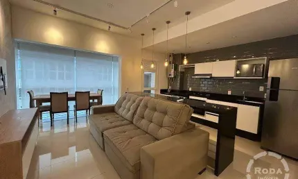 Excelente apartamento no gonzaga, com varanda gourmet,