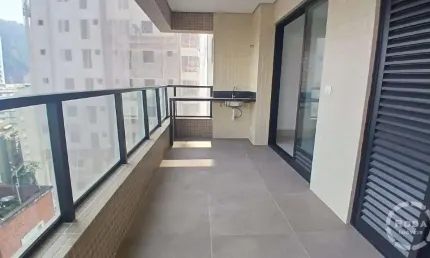 Apartamento à venda, 2 dormitórios, 1 quadra da praia, prédio com lazer completo, josé menino, santos-sp