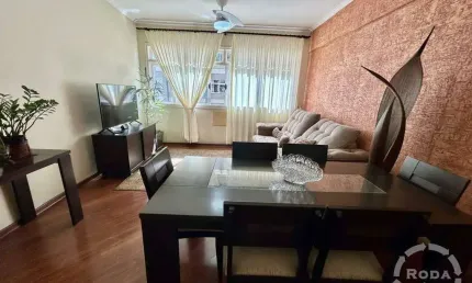 Apartamento amplo à venda no gonzaga – 123m², 2 dormitórios, 1 vaga e localização imbatível!