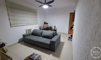 Apartamento em villagio - 2 dormitórios (1 suíte) - gonzaga - santos/sp