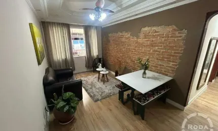 Venda - apartamento - 70m² | 2 dormitórios | 1 vaga de garagem - santos/sp