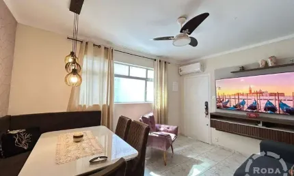 Apartamento 2 quartos á venda no marapé - santos sp
