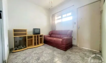 Apartamento frente praia – santos | 1 dormitório com garagem | r$ 350.000