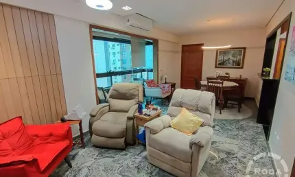 Excelente apartamento de 3 dormitórios na quadra da praia da aparecida em santos - sp
