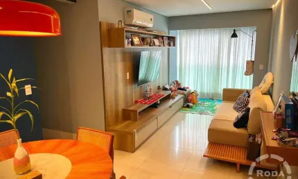Locação apartamento garden com 2 dormitórios lazer completo embaré - santos sp