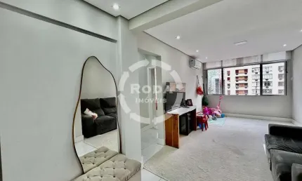 Apartamento 2 suítes, reformado - Boqueirao - Santos