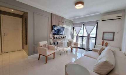 Maravilhoso Apartamento com Vista Livre e Lazer Completo na Ponta da Praia, Santos