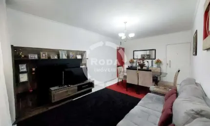 Apartamento de 2 dormitórios com 97 m2 no bairro gonzaga - santos/sp - excelente oportunidade de compra!