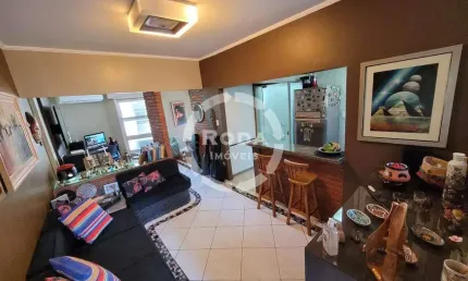 Apartamento Reformado à Venda – 44m² | 1 Dormitório | Vista Mar | Aparecida – Santos/SP