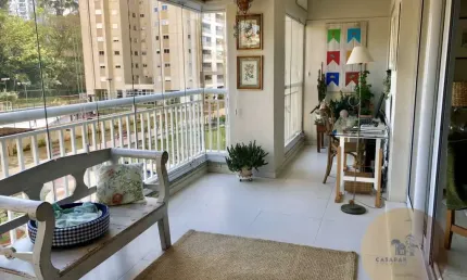 Exclusivo Catalunya de 146m² com 3 suítes, lazer completo e sacada gourmet