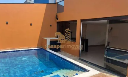 Sobrado Novo à Venda com Piscina e Nunca Habitado, 126m² e 3 Suítes