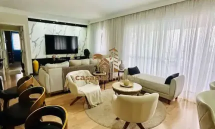 Apartamento à Venda com 125m², 3 Quartos, 2 Vagas  e Lazer Completo